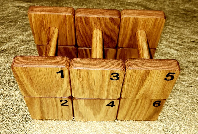 Single Bar Scent Article - Red Oak SQUARE SHAPE 6 Units Board Working