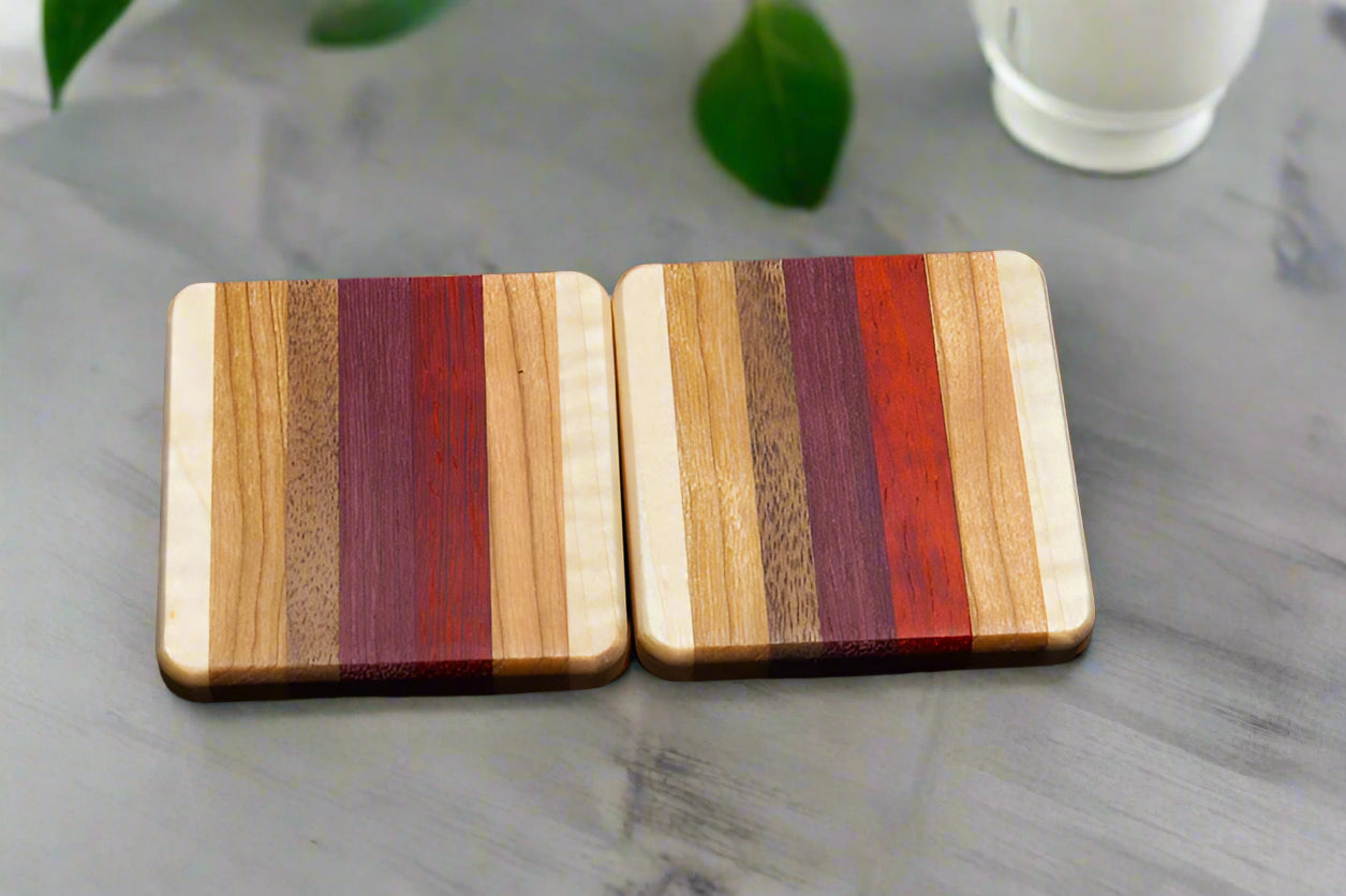 Double Bar Multi Wood Articles Set of 7