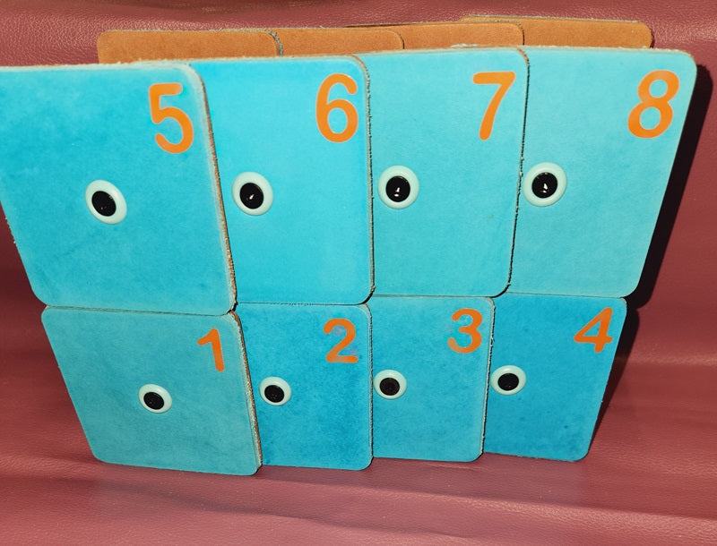 Leather Scent Articles Multi Color 8 Units Board Working