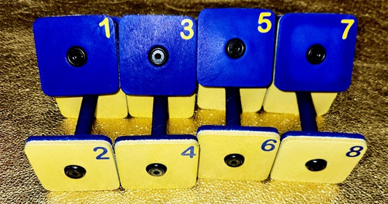 Leather Scent Articles Dual Color 8 Units Board Working