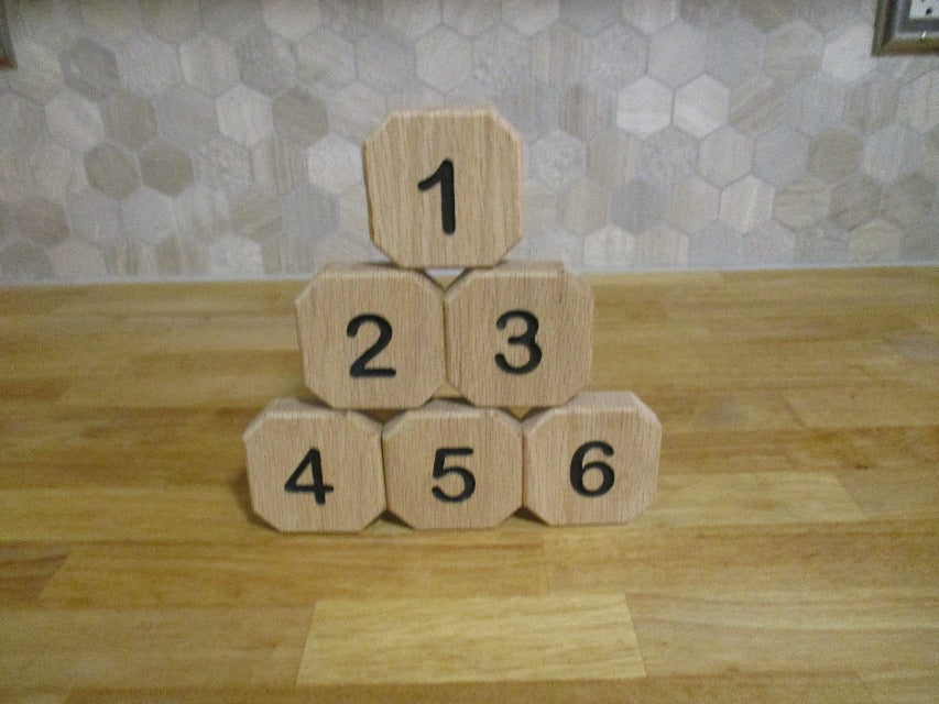 Single Bar Scent Article - Red Oak OCTAGON SHAPE 6 Units Board Working
