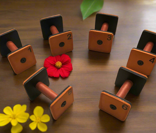 Leather Scent Articles Dual Color 6 Units Board Working
