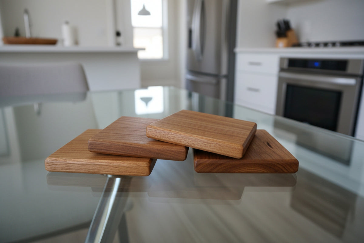 Cherry Wood coaster