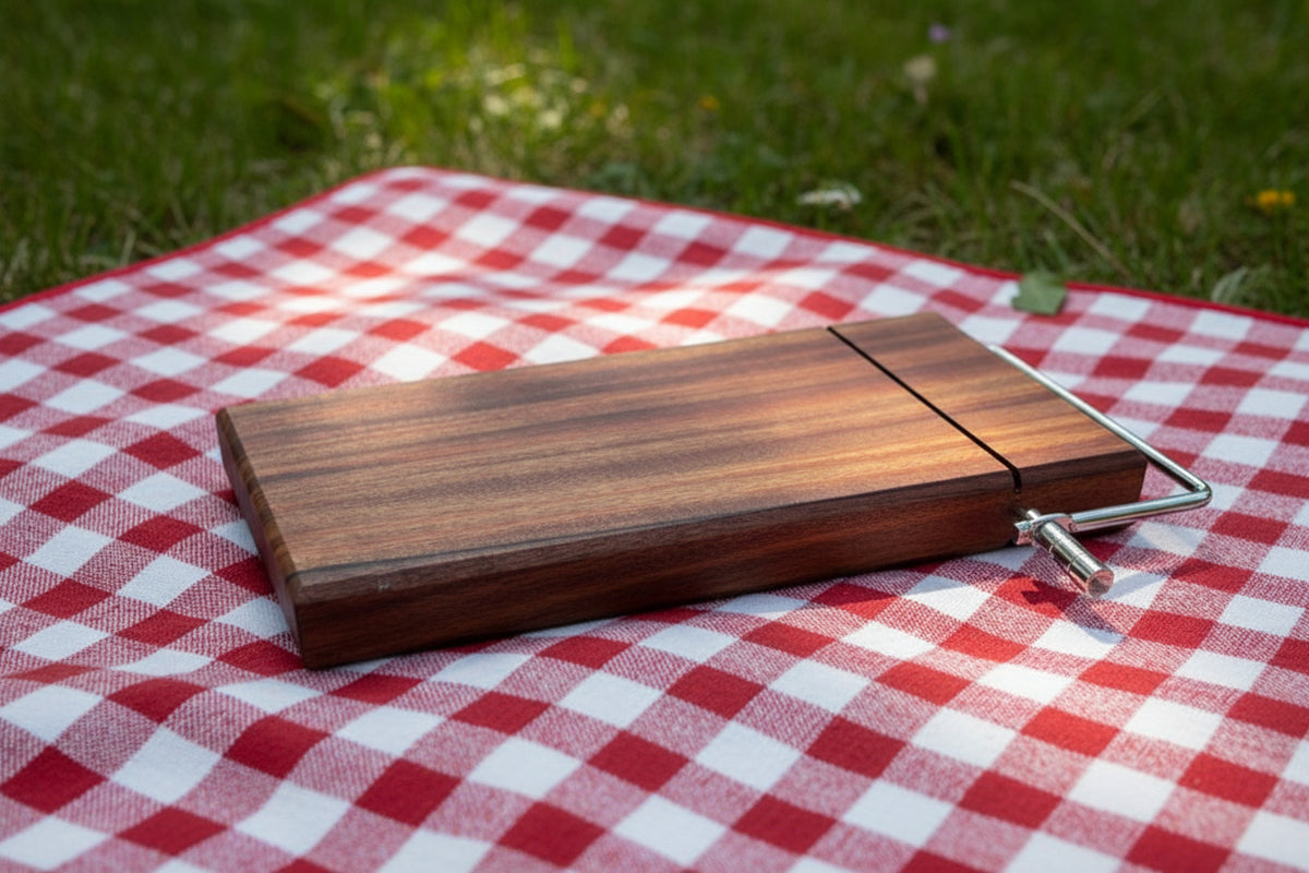 Large Mahogany Cheese Slicer