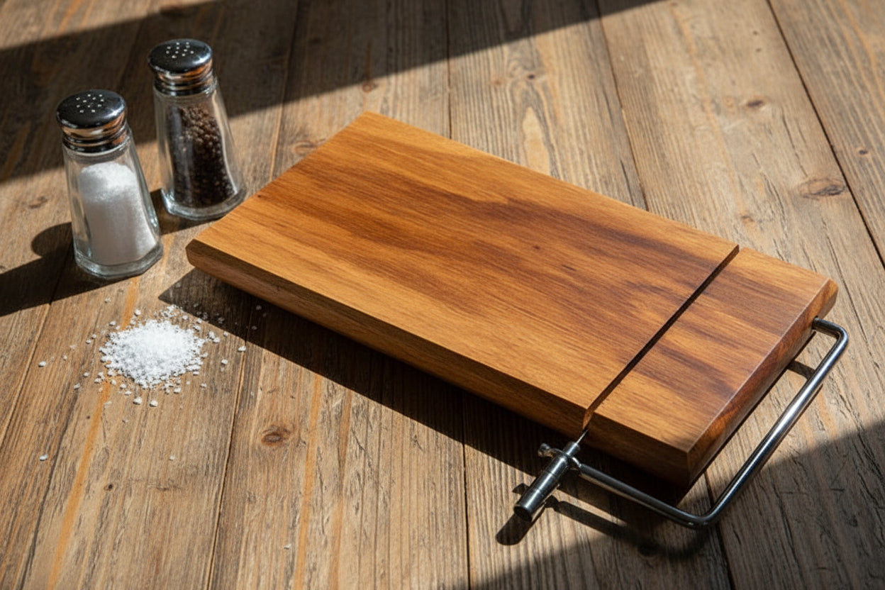 Large Tigerwood Cheese Slicer