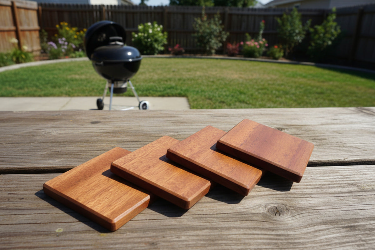 Mahogany Wood Coaster
