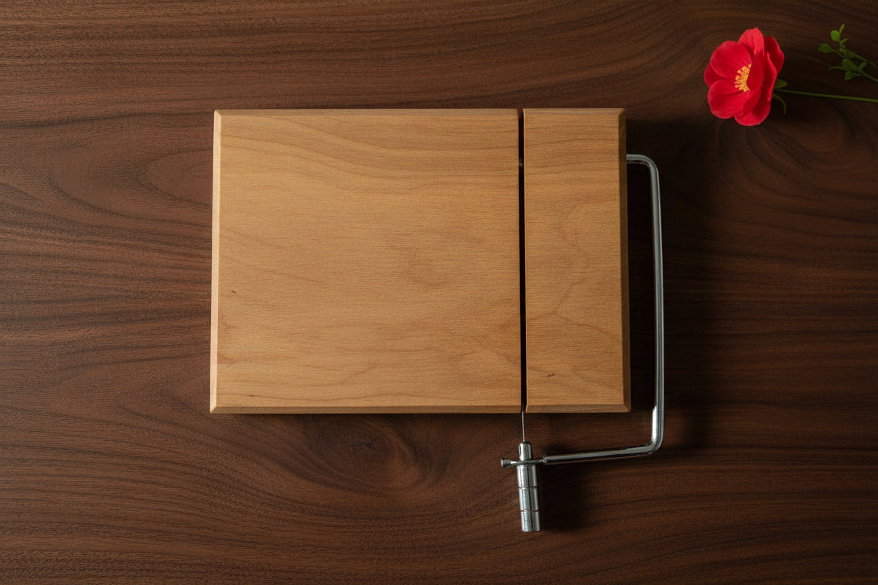 Small Beech Wood Cheese Slicer
