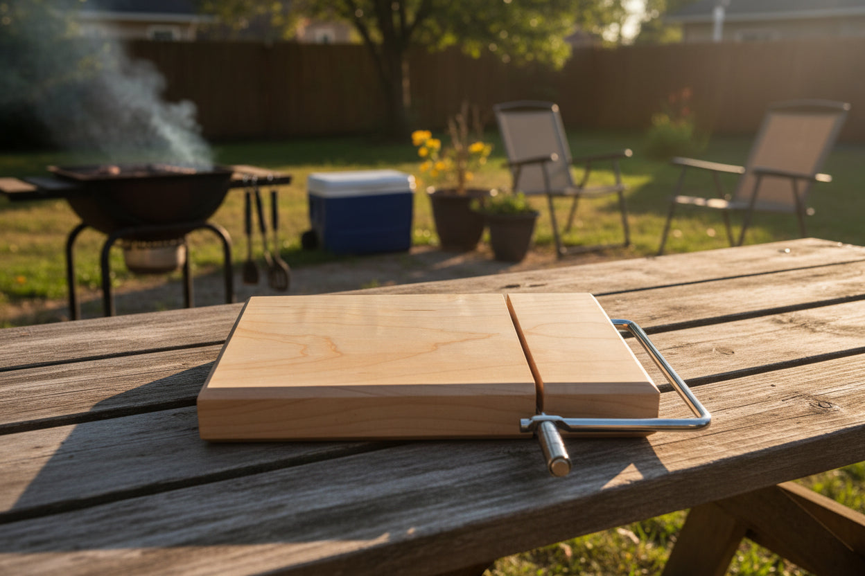 Small Curly Maple Cheese Slicer