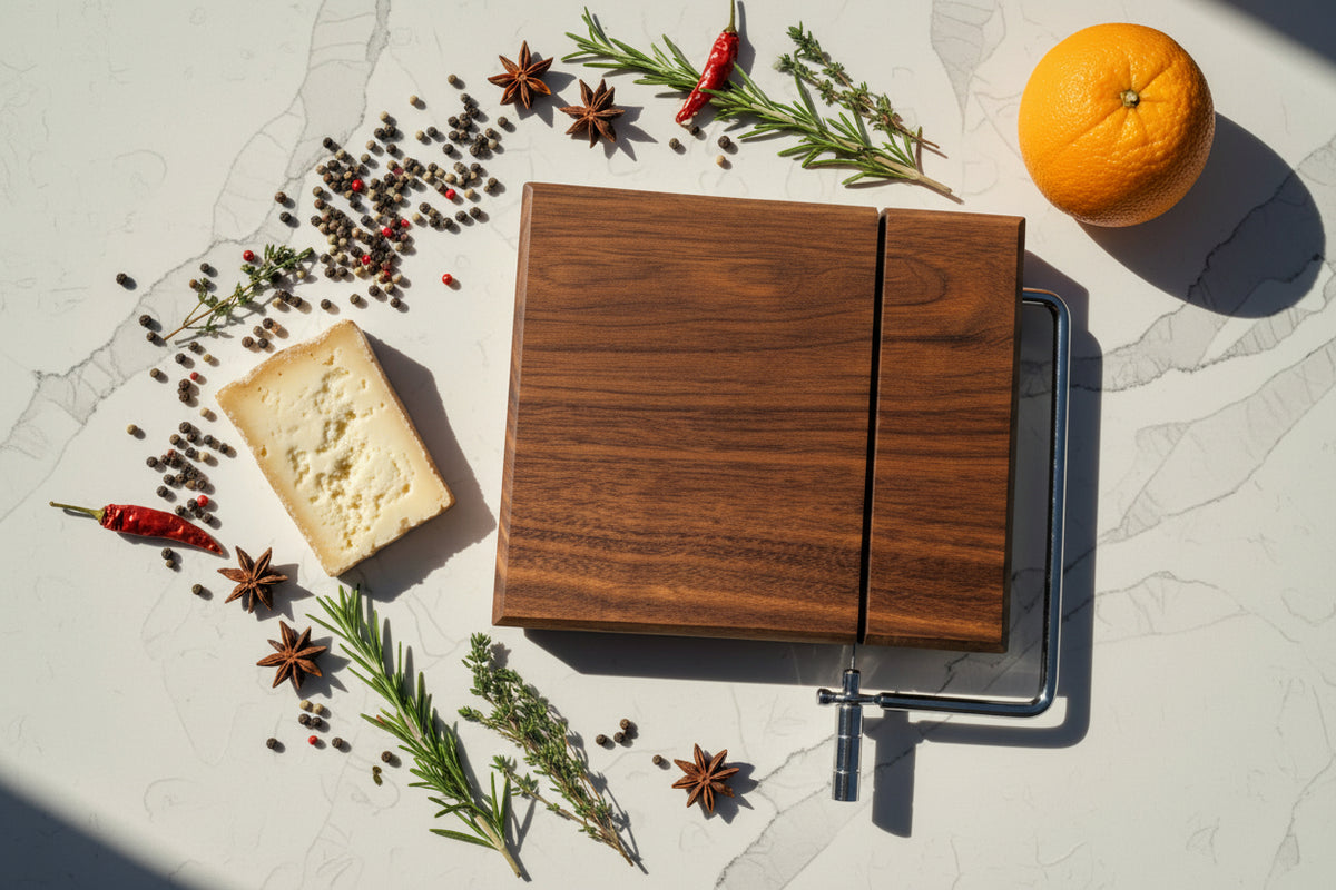 Small Walnut Cheese Slicer