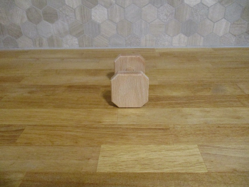 Single Bar Scent Article - Red Oak OCTAGON SHAPE 6 Units Board Working